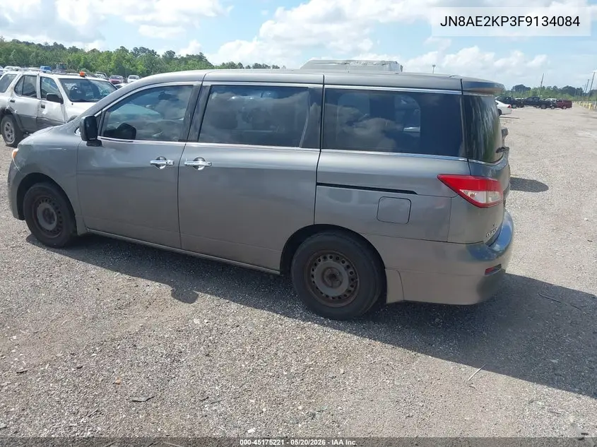 2015 Nissan Quest S VIN: JN8AE2KP3F9134084 Lot: 45175221