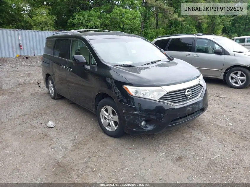2015 Nissan Quest Platinum/S/Sl/Sv VIN: JN8AE2KP3F9132609 Lot: 45244705