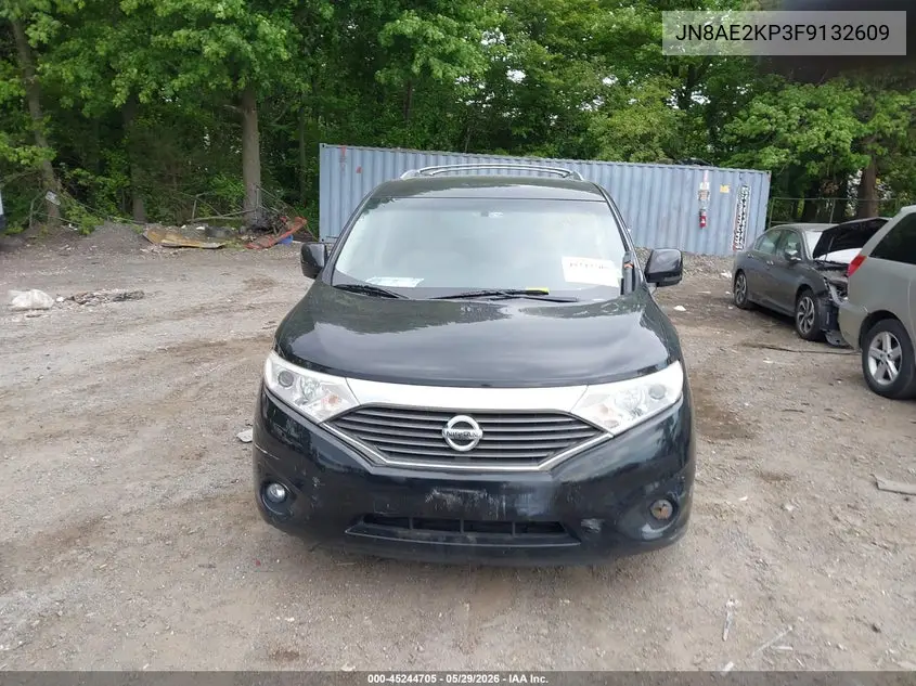 2015 Nissan Quest Platinum/S/Sl/Sv VIN: JN8AE2KP3F9132609 Lot: 45244705