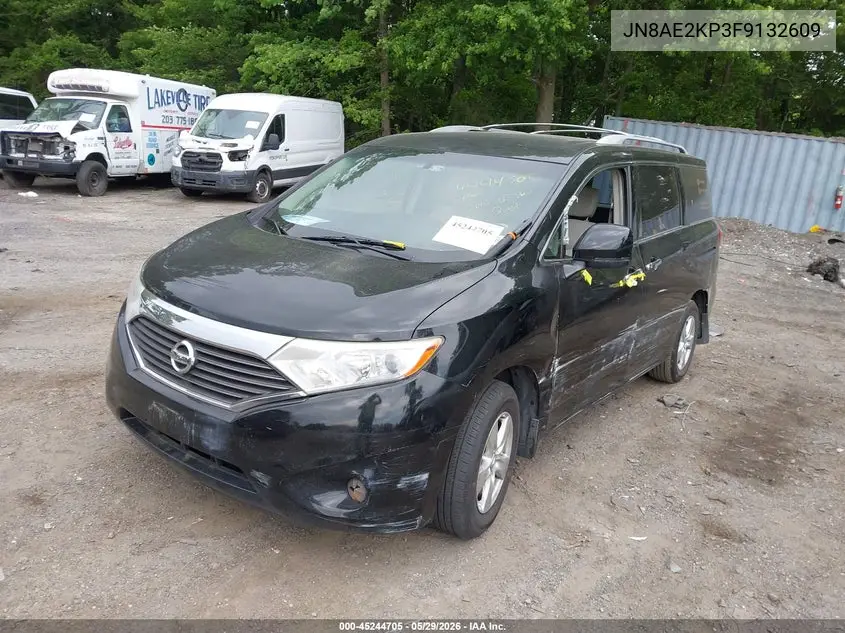 2015 Nissan Quest Platinum/S/Sl/Sv VIN: JN8AE2KP3F9132609 Lot: 45244705
