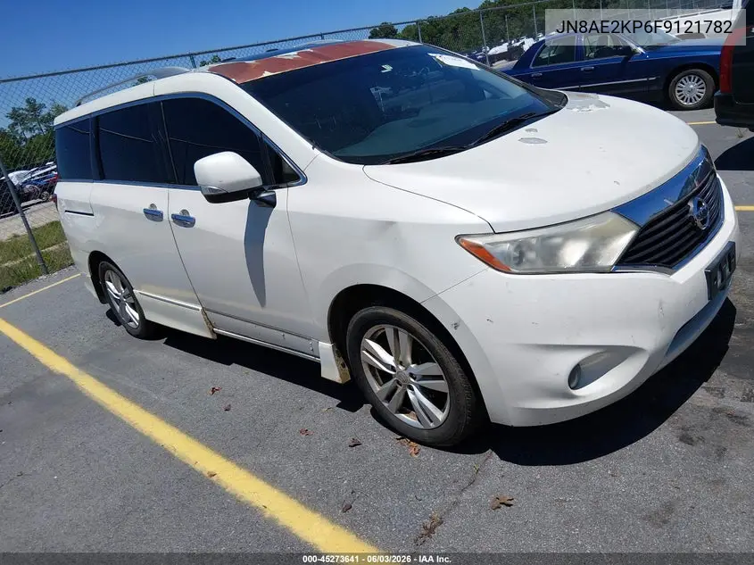 2015 Nissan Quest Sl VIN: JN8AE2KP6F9121782 Lot: 45273641