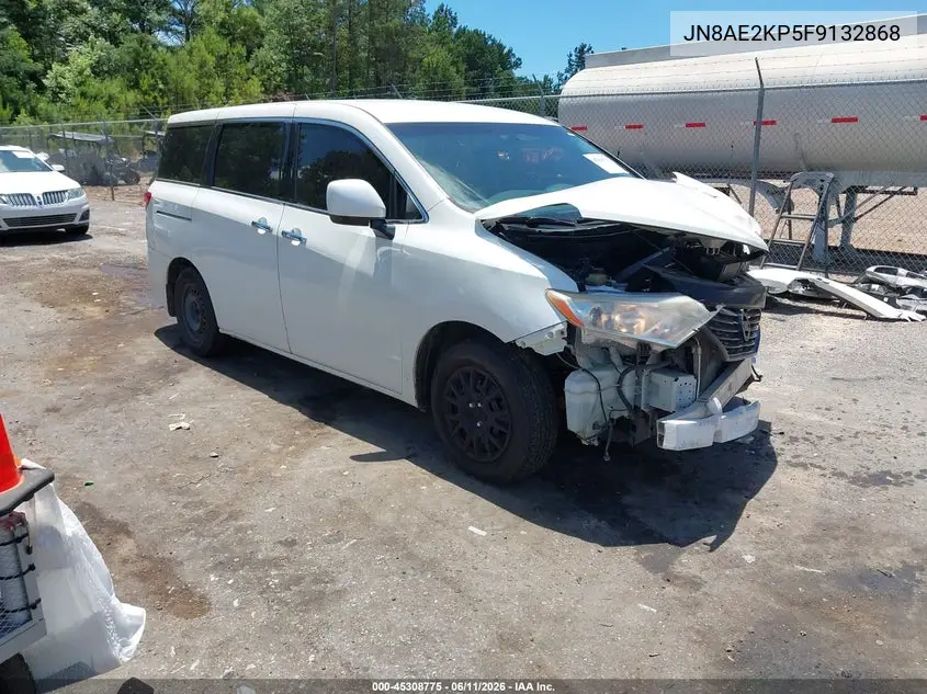 2015 Nissan Quest S VIN: JN8AE2KP5F9132868 Lot: 45308775
