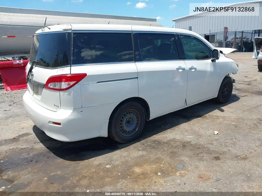 2015 Nissan Quest S VIN: JN8AE2KP5F9132868 Lot: 45308775