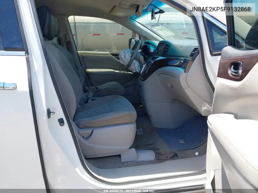 2015 Nissan Quest S VIN: JN8AE2KP5F9132868 Lot: 45308775