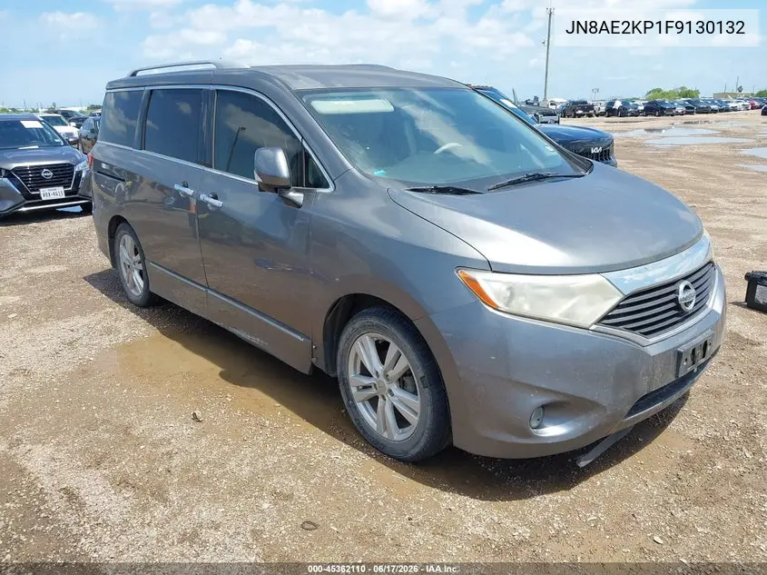 2015 Nissan Quest Platinum/S/Sl/Sv VIN: JN8AE2KP1F9130132 Lot: 45362110