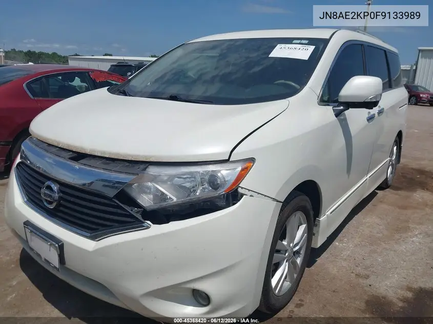2015 Nissan Quest Platinum VIN: JN8AE2KP0F9133989 Lot: 45368420