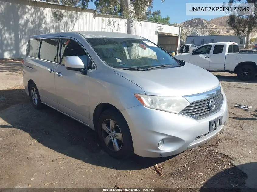 2015 Nissan Quest Platinum/S/Sl/Sv VIN: JN8AE2KP0F9127349 Lot: 45377980