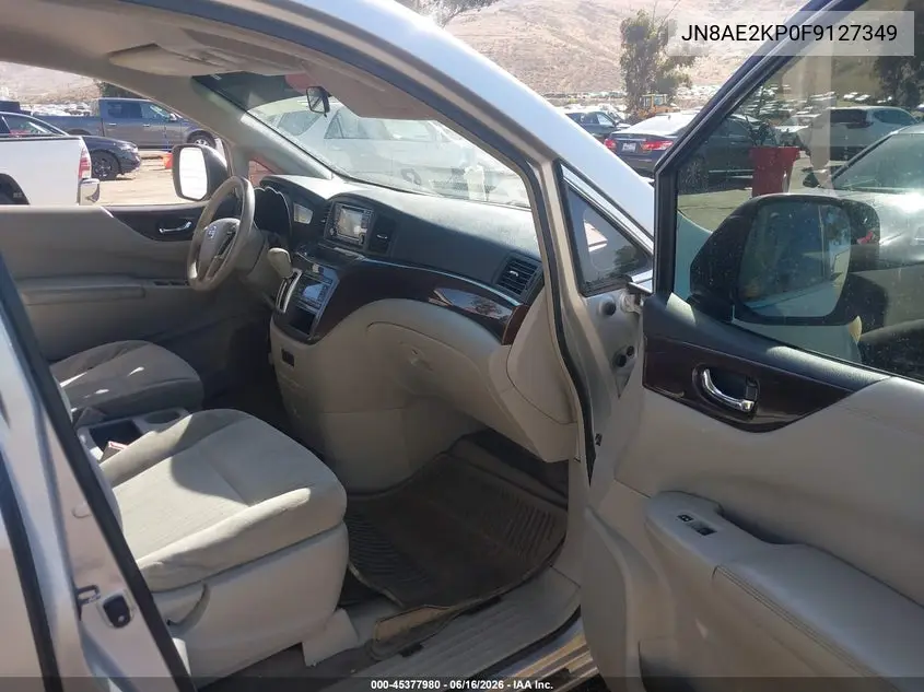 2015 Nissan Quest Platinum/S/Sl/Sv VIN: JN8AE2KP0F9127349 Lot: 45377980