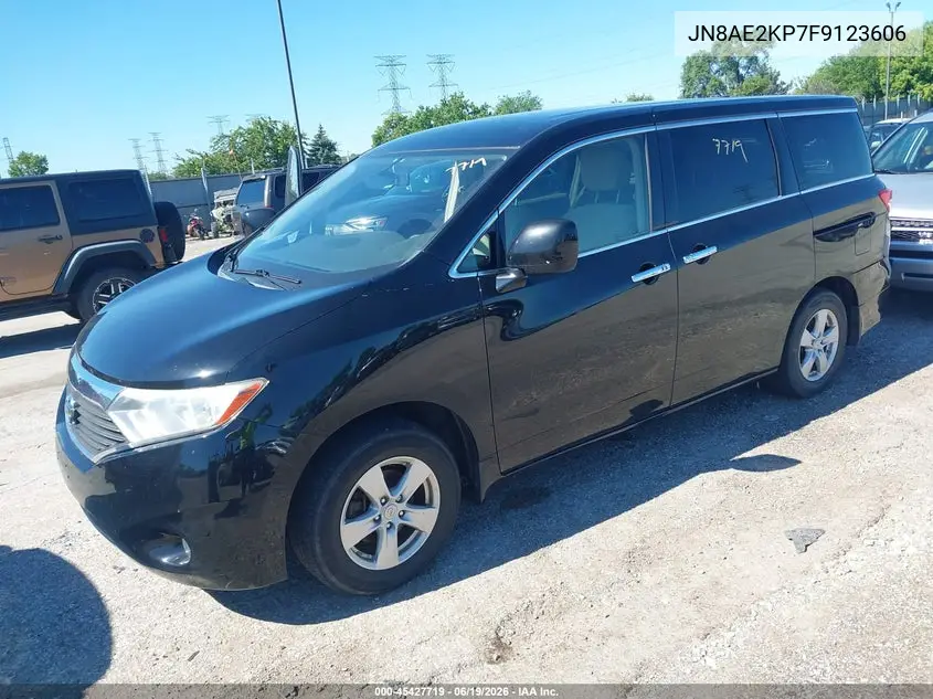 2015 Nissan Quest Sv VIN: JN8AE2KP7F9123606 Lot: 45427719