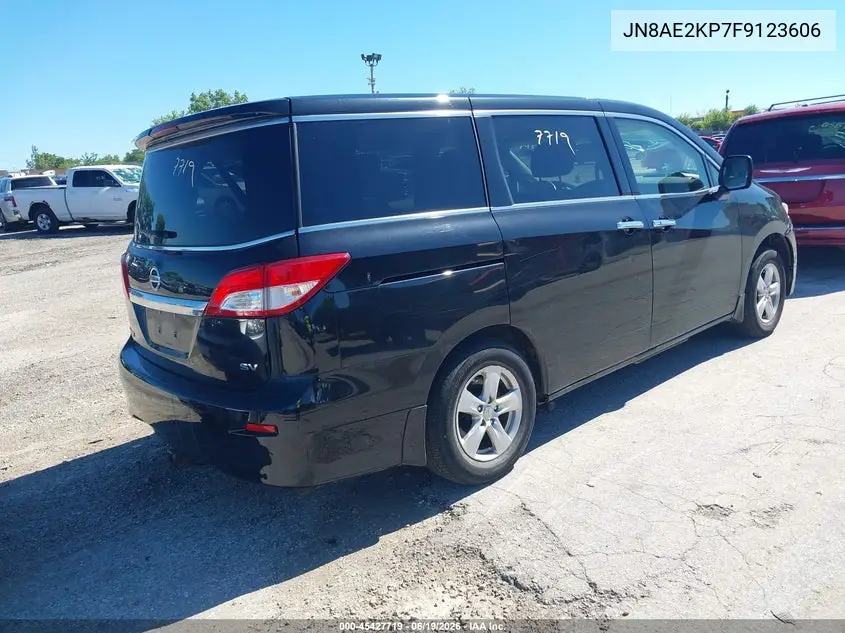 2015 Nissan Quest Sv VIN: JN8AE2KP7F9123606 Lot: 45427719