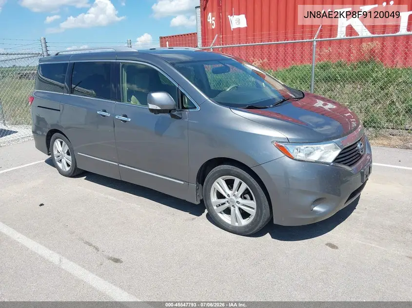 2015 Nissan Quest Platinum VIN: JN8AE2KP8F9120049 Lot: 45547793