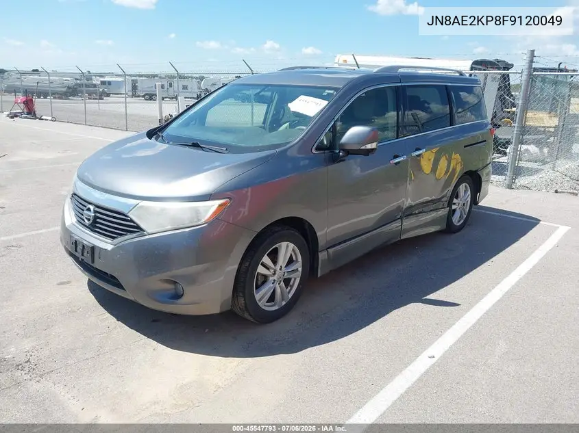 2015 Nissan Quest Platinum VIN: JN8AE2KP8F9120049 Lot: 45547793