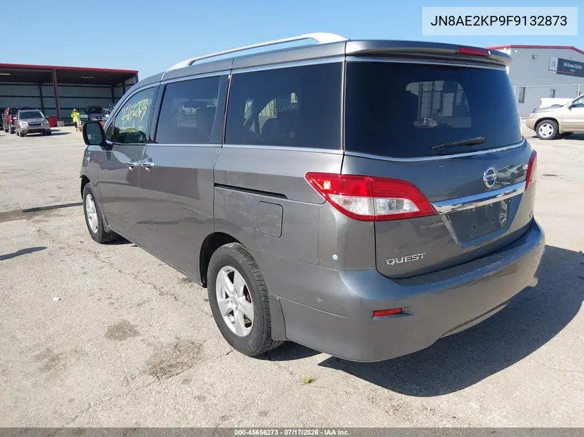 2015 Nissan Quest Platinum/S/Sl/Sv VIN: JN8AE2KP9F9132873 Lot: 45656273