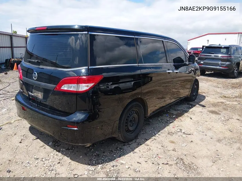 2016 Nissan Quest S VIN: JN8AE2KP9G9155166 Lot: 45438566
