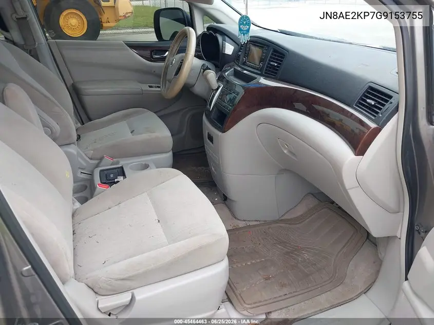 2016 Nissan Quest Platinum/S/Sl/Sv VIN: JN8AE2KP7G9153755 Lot: 45464463