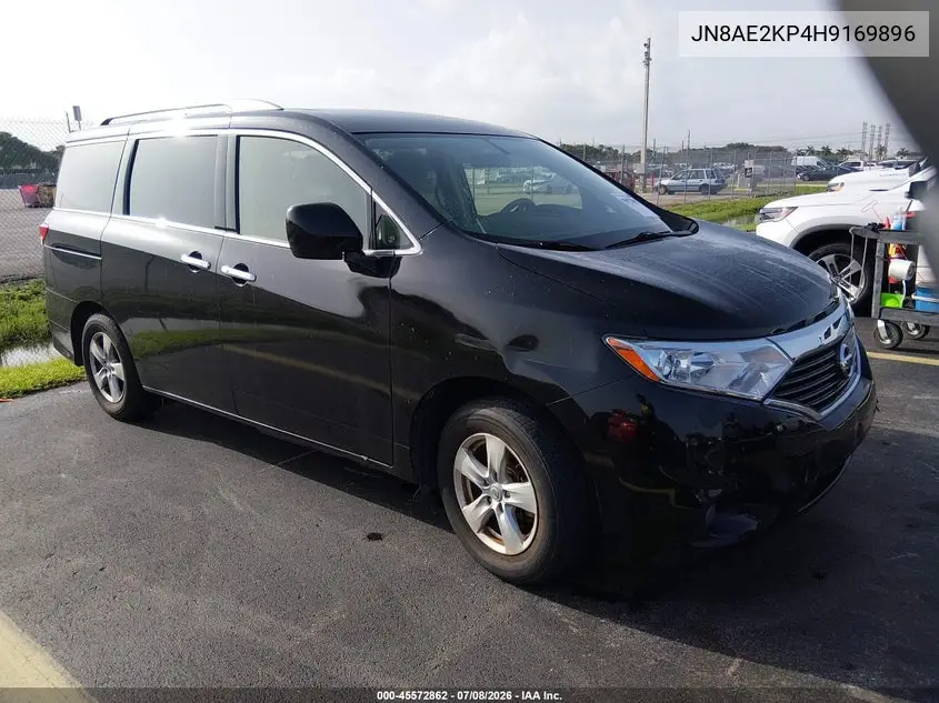 2017 Nissan Quest Sv VIN: JN8AE2KP4H9169896 Lot: 45572862