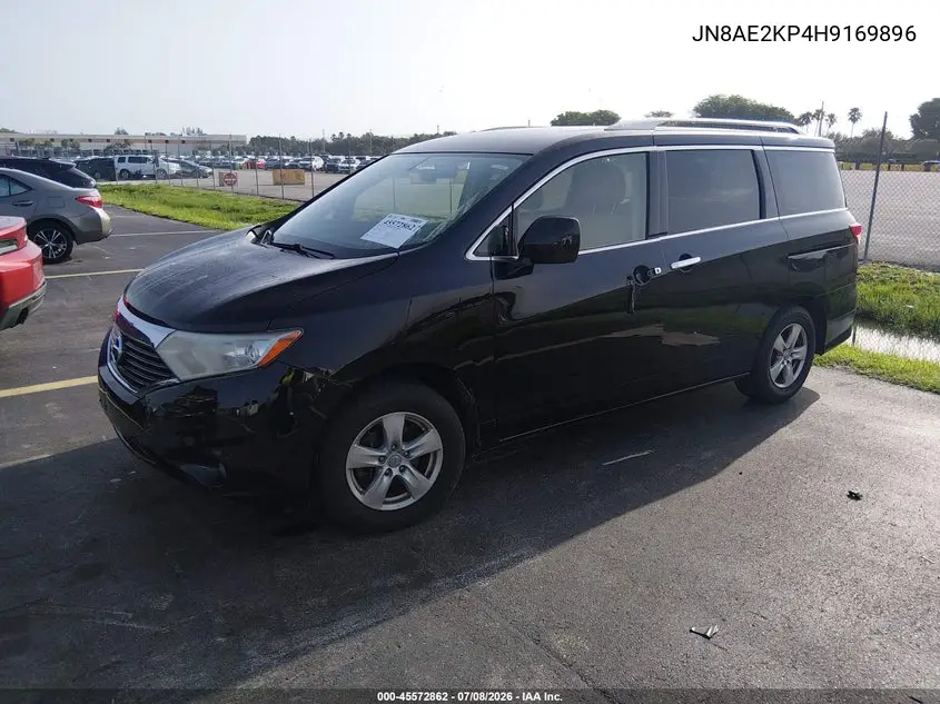 2017 Nissan Quest Sv VIN: JN8AE2KP4H9169896 Lot: 45572862