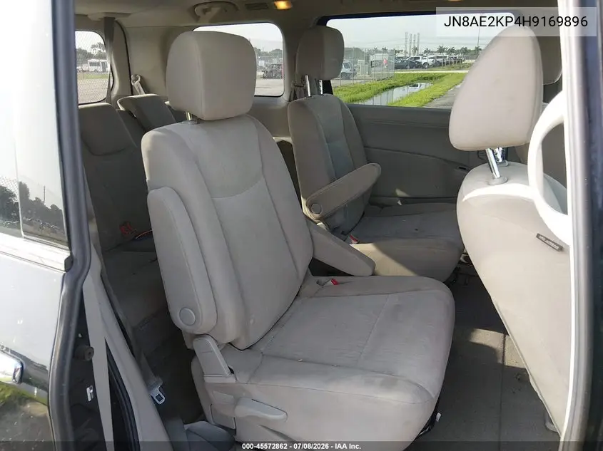 2017 Nissan Quest Sv VIN: JN8AE2KP4H9169896 Lot: 45572862