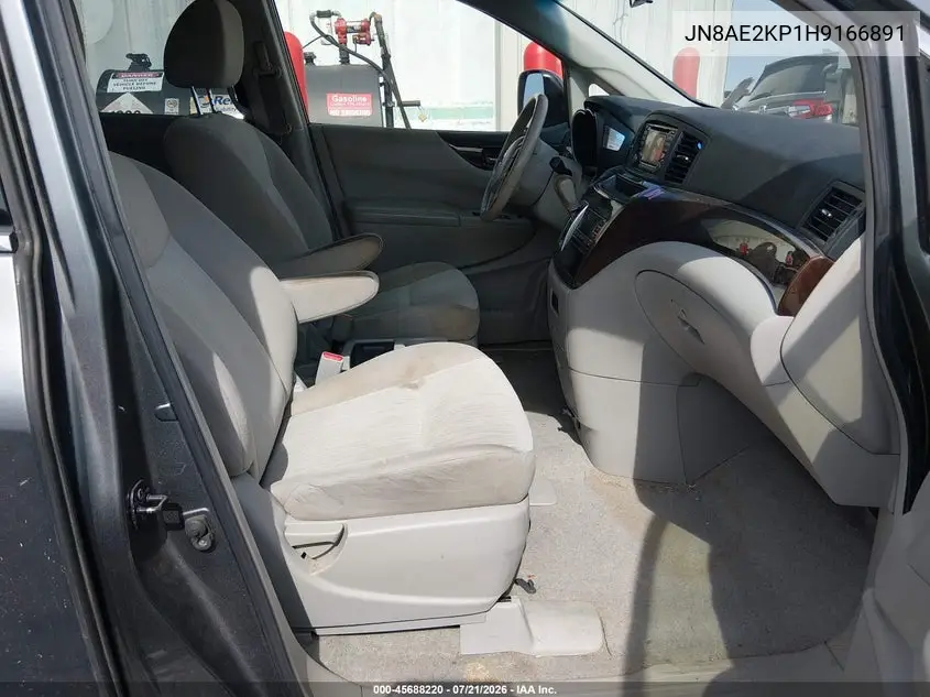 2017 Nissan Quest Sv VIN: JN8AE2KP1H9166891 Lot: 45688220
