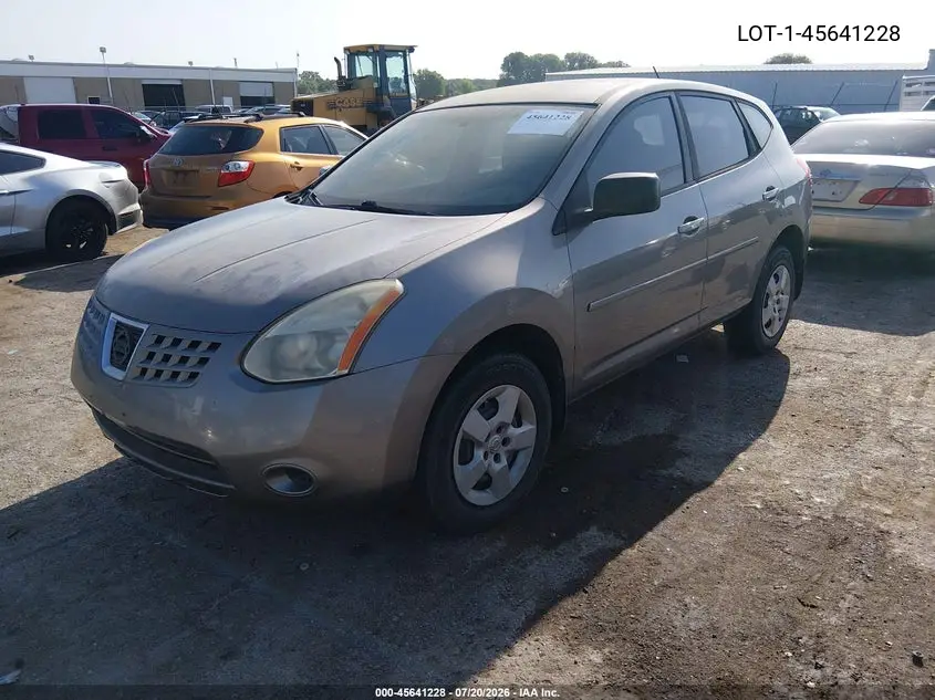 2008 Nissan Rogue S VIN: JN8AS58T98W304600 Lot: 45641228
