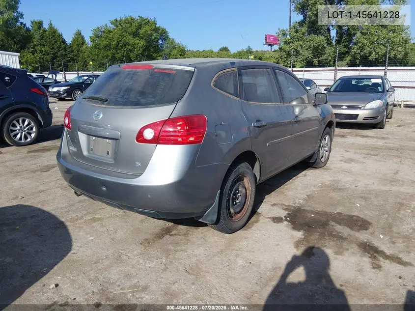 2008 Nissan Rogue S VIN: JN8AS58T98W304600 Lot: 45641228