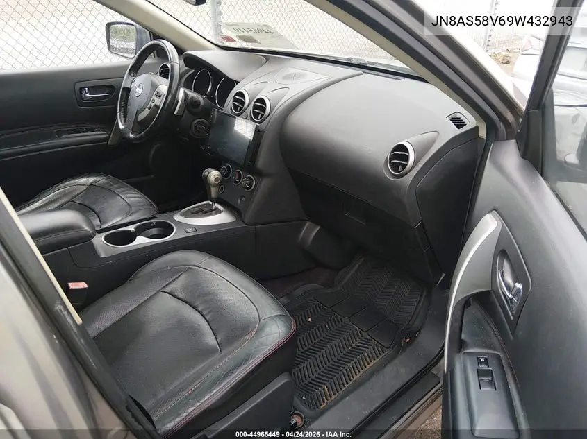 2009 Nissan Rogue Sl VIN: JN8AS58V69W432943 Lot: 44965449