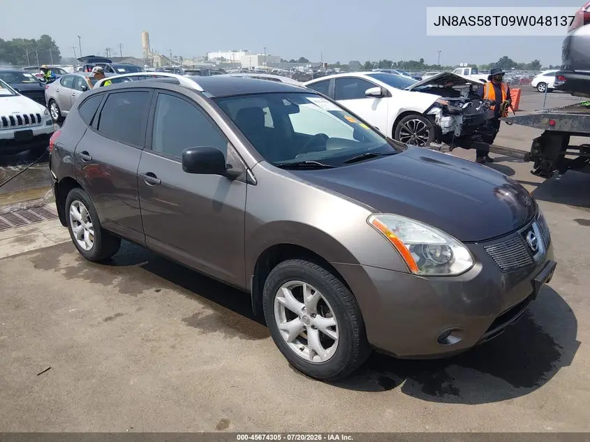 2009 Nissan Rogue Sl VIN: JN8AS58T09W048137 Lot: 45674305