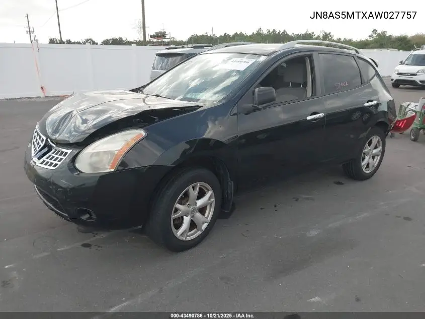 JN8AS5MTXAW027757 2010 Nissan Rogue Sl