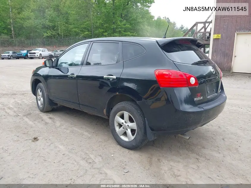 2010 Nissan Rogue S VIN: JN8AS5MVXAW611545 Lot: 45234988