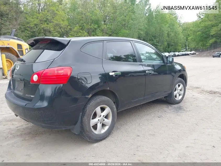 2010 Nissan Rogue S VIN: JN8AS5MVXAW611545 Lot: 45234988