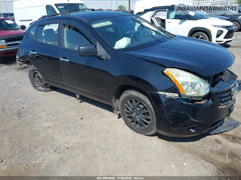 2010 Nissan Rogue S VIN: JN8AS5MV1AW600143 Lot: 45569580