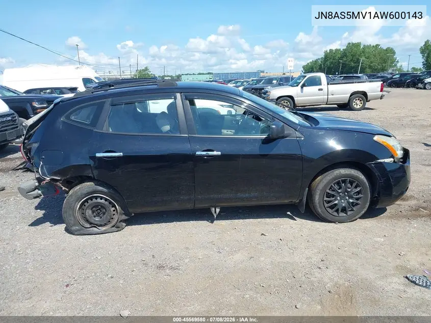 2010 Nissan Rogue S VIN: JN8AS5MV1AW600143 Lot: 45569580