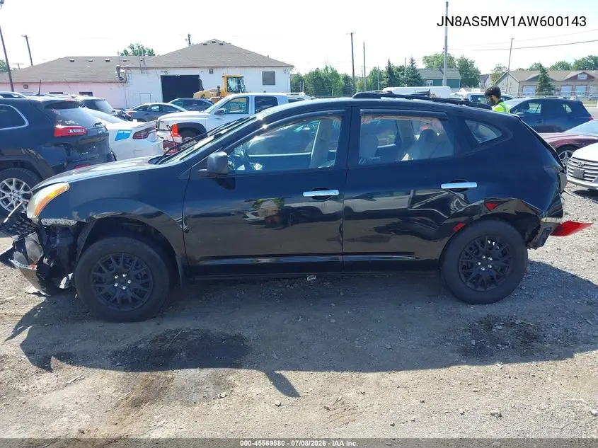 2010 Nissan Rogue S VIN: JN8AS5MV1AW600143 Lot: 45569580
