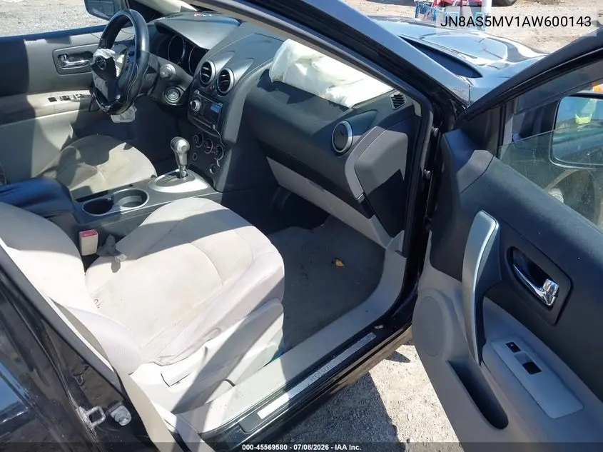 2010 Nissan Rogue S VIN: JN8AS5MV1AW600143 Lot: 45569580