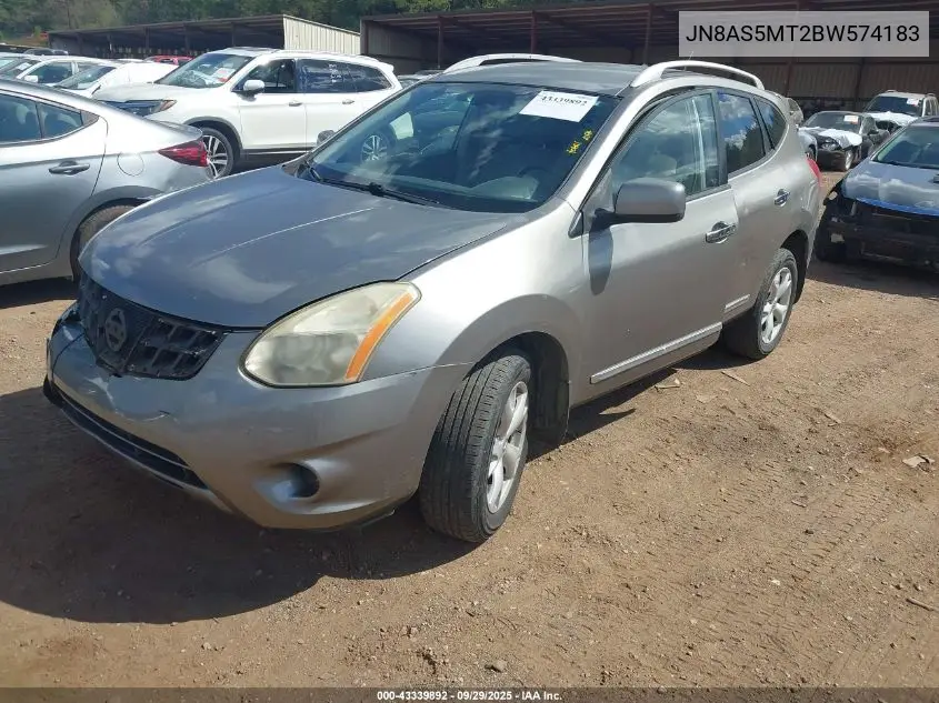 JN8AS5MT2BW574183 2011 Nissan Rogue Sv
