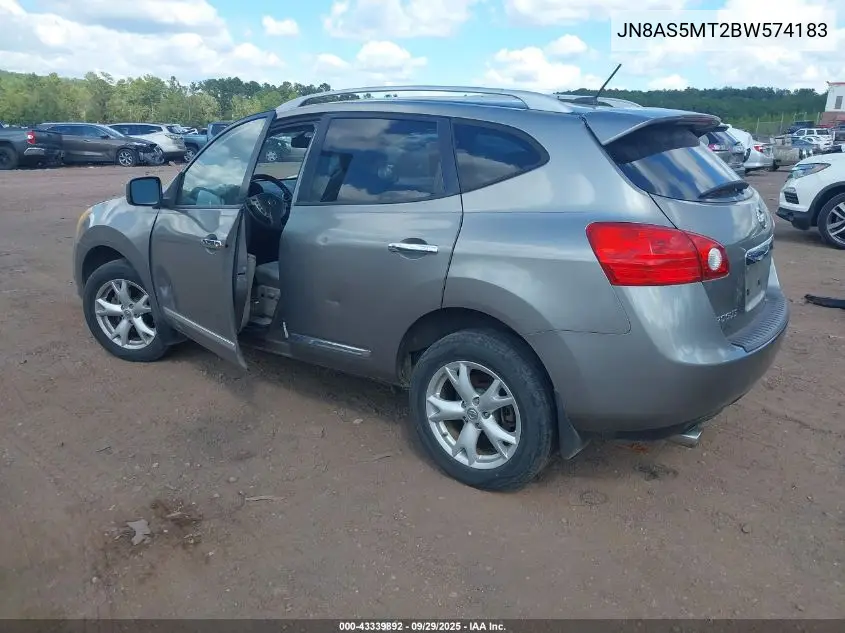 JN8AS5MT2BW574183 2011 Nissan Rogue Sv