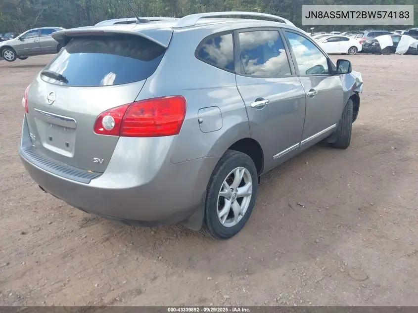 JN8AS5MT2BW574183 2011 Nissan Rogue Sv