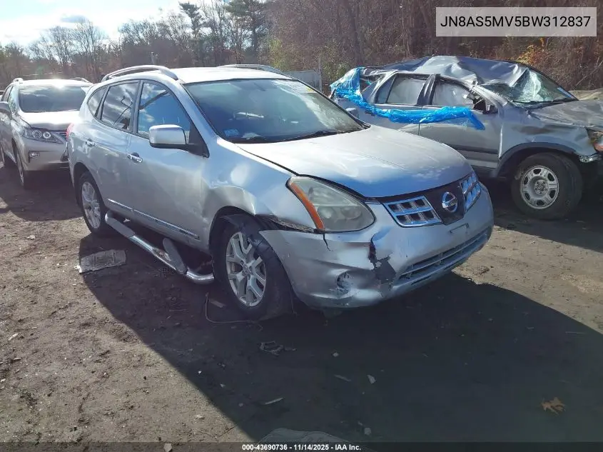 JN8AS5MV5BW312837 2011 Nissan Rogue Sv