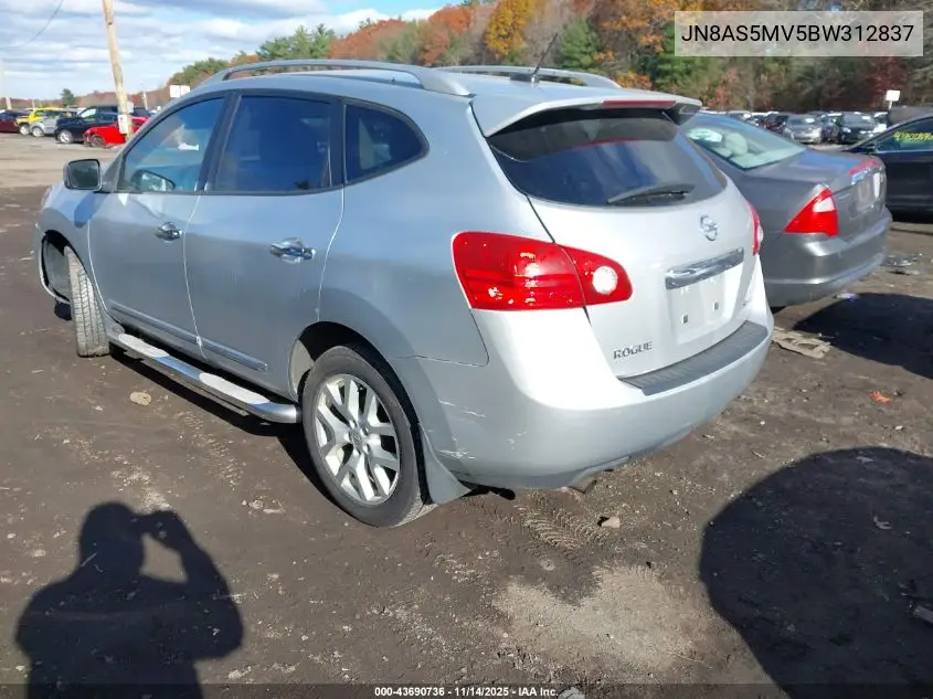 JN8AS5MV5BW312837 2011 Nissan Rogue Sv