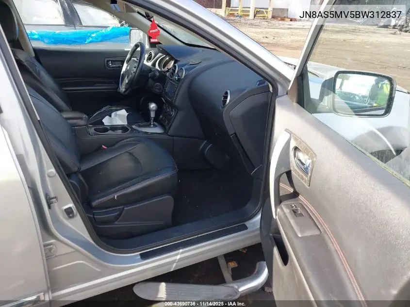 JN8AS5MV5BW312837 2011 Nissan Rogue Sv