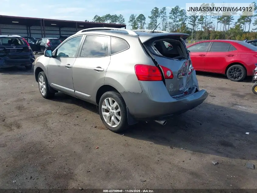 JN8AS5MVXBW664912 2011 Nissan Rogue Sv