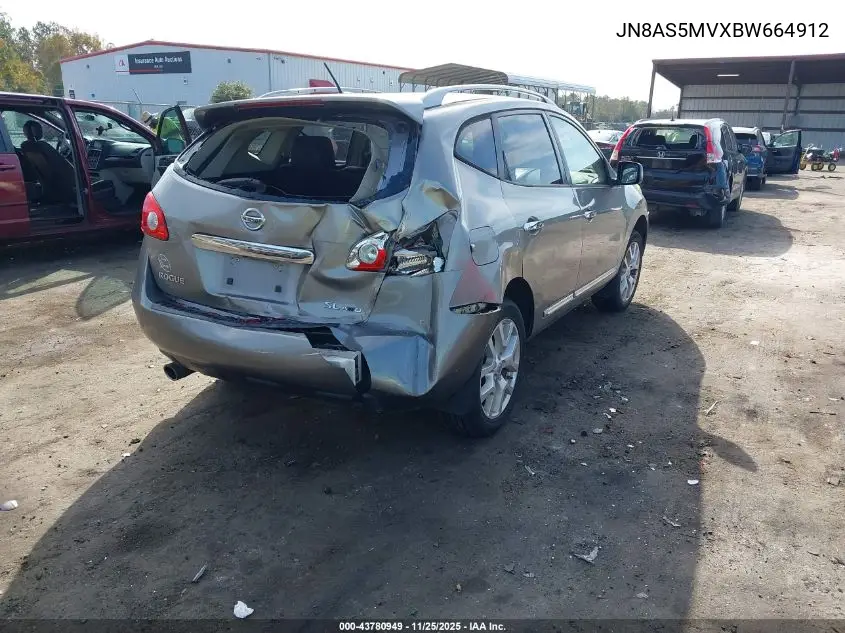JN8AS5MVXBW664912 2011 Nissan Rogue Sv