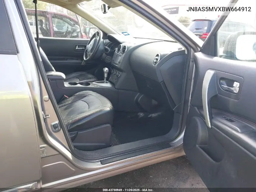 JN8AS5MVXBW664912 2011 Nissan Rogue Sv