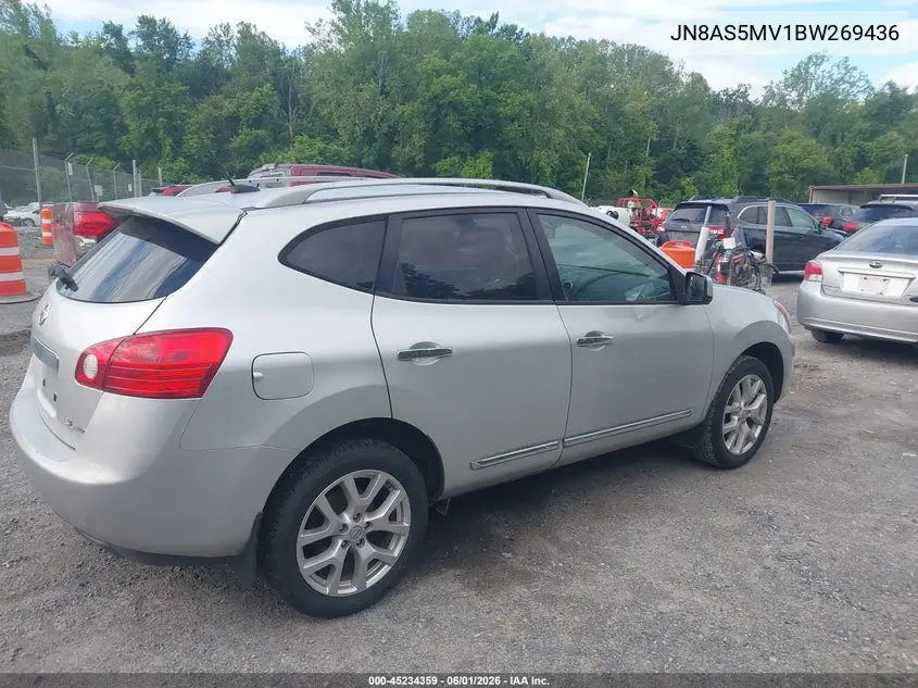 2011 Nissan Rogue Sv VIN: JN8AS5MV1BW269436 Lot: 45234359