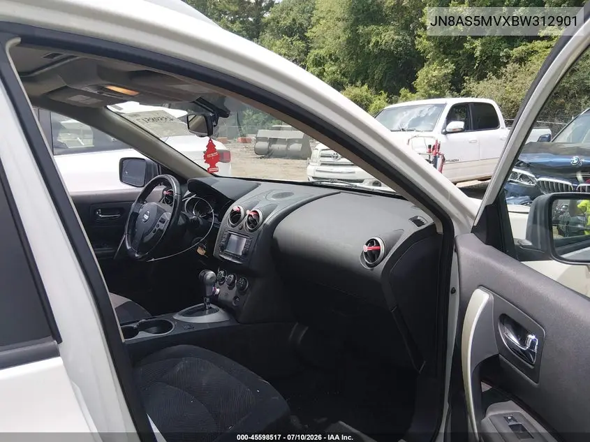 2011 Nissan Rogue Sv VIN: JN8AS5MVXBW312901 Lot: 45598517