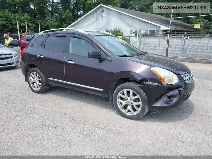 2011 Nissan Rogue Sv VIN: JN8AS5MV5BW310392 Lot: 45613386