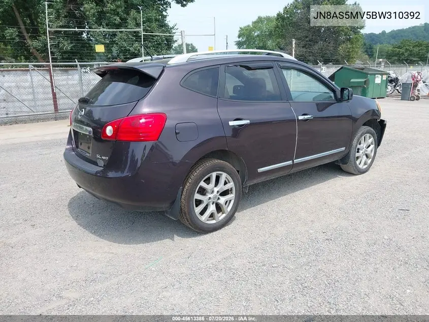 2011 Nissan Rogue Sv VIN: JN8AS5MV5BW310392 Lot: 45613386