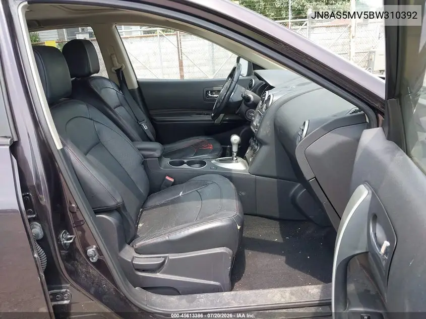 2011 Nissan Rogue Sv VIN: JN8AS5MV5BW310392 Lot: 45613386
