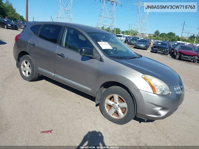 2012 Nissan Rogue S VIN: JN8AS5MV3CW718763 Lot: 45214788