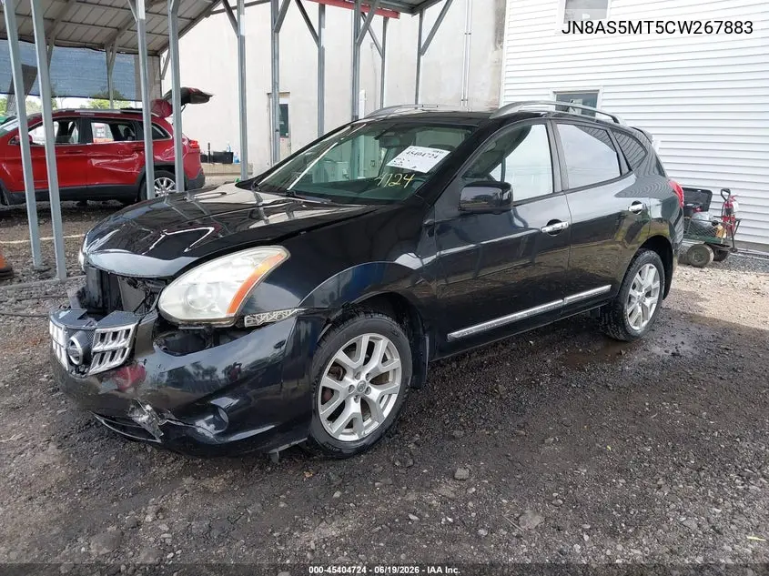 2012 Nissan Rogue Sv W/Sl Pkg VIN: JN8AS5MT5CW267883 Lot: 45404724